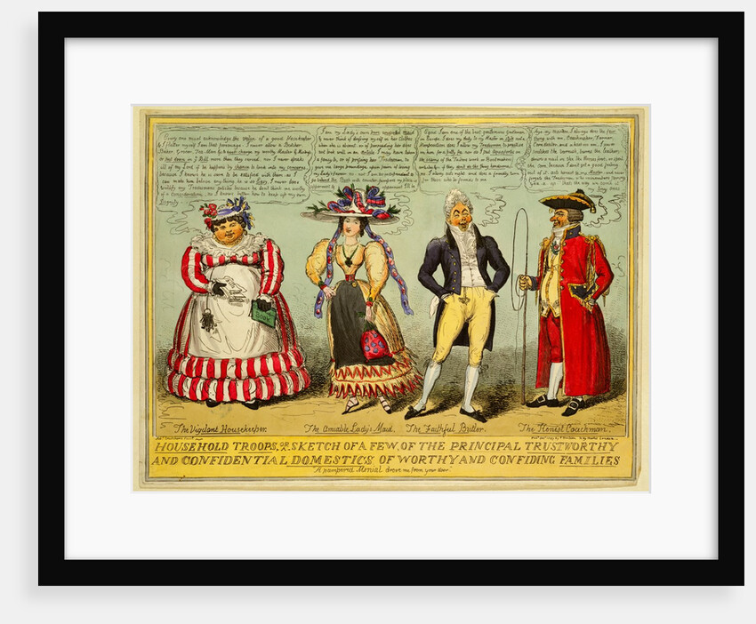 Household troops by Isaac Robert Cruikshank