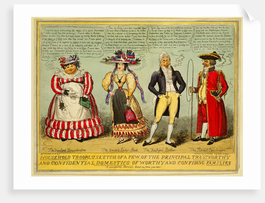 Household troops by Isaac Robert Cruikshank