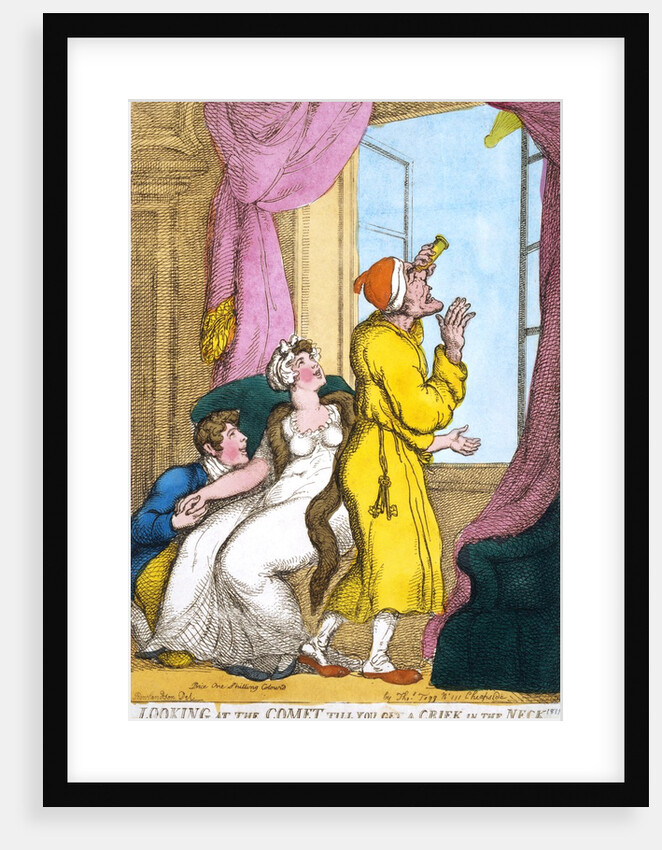 Looking at the comet by Thomas Rowlandson