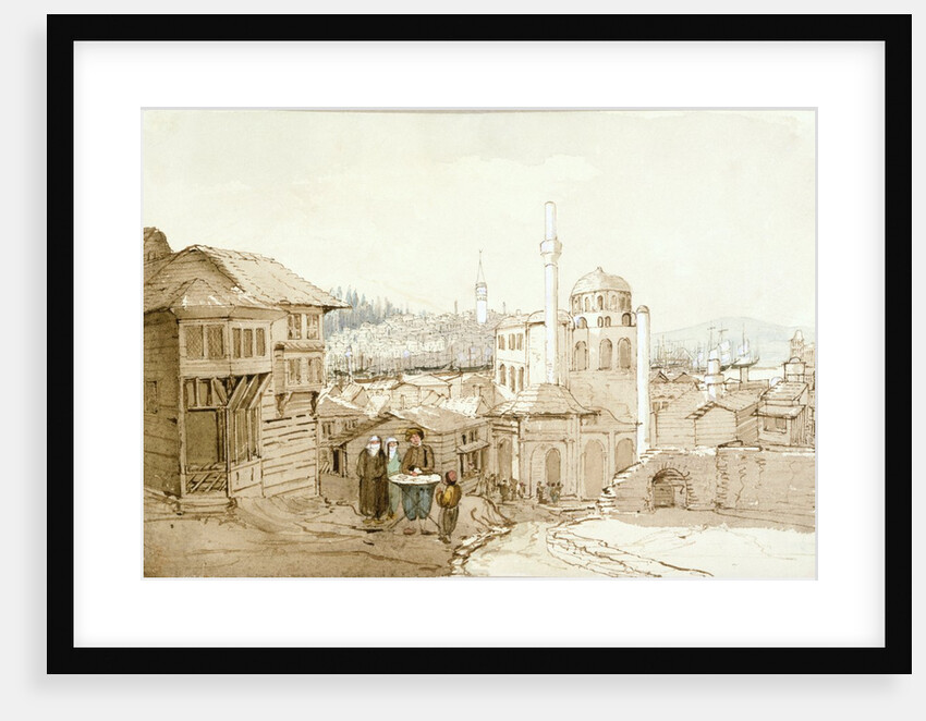 Istanbul street scene. Istanbul, Turkey, 19th century by Anonymous
