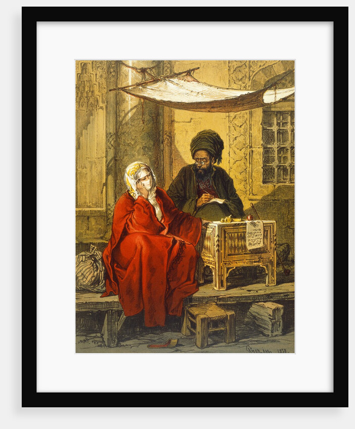 Letter Writer by A. Preziosi