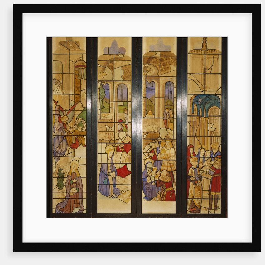 Four religious tracings. England, 19th century by Unknown