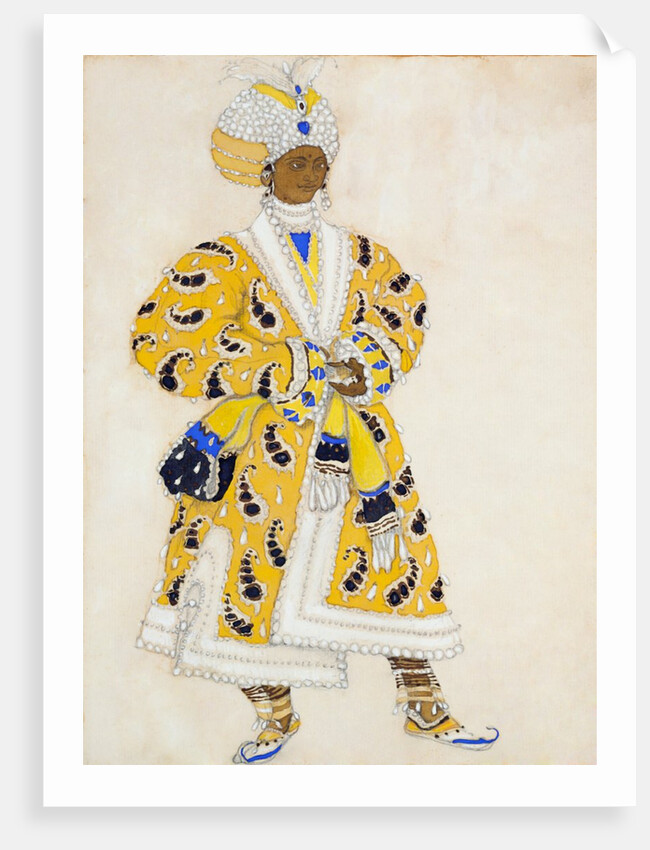 Young Raja in Dieu Bleu Ballet by Leon Bakst