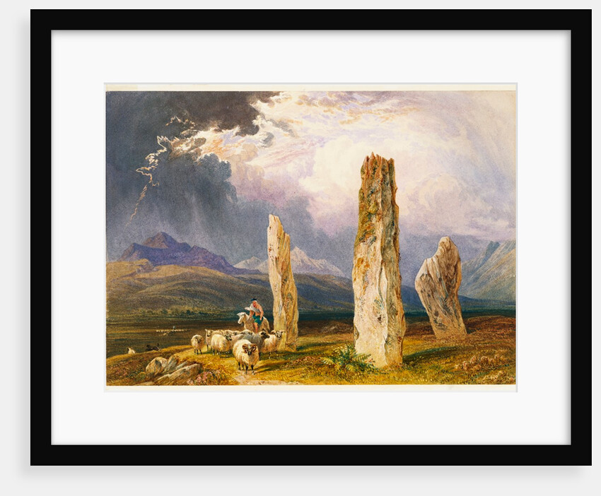 Circle of Stones, near Tormore, Isle of Arran by William Andrews Nesfield