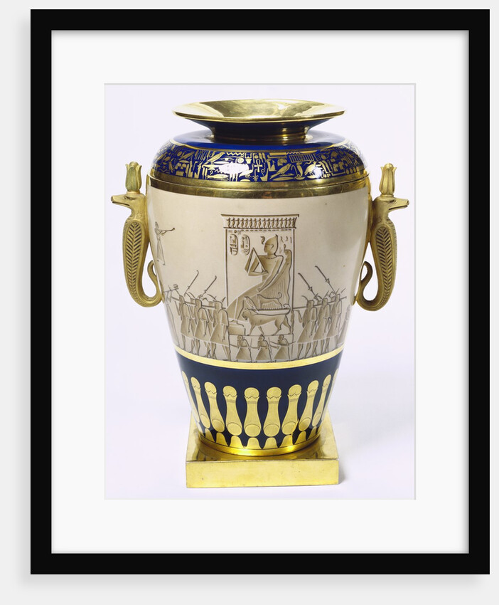 Ice cream pail, from the Egyptian Service. Paris, France, early 19th century by Unknown