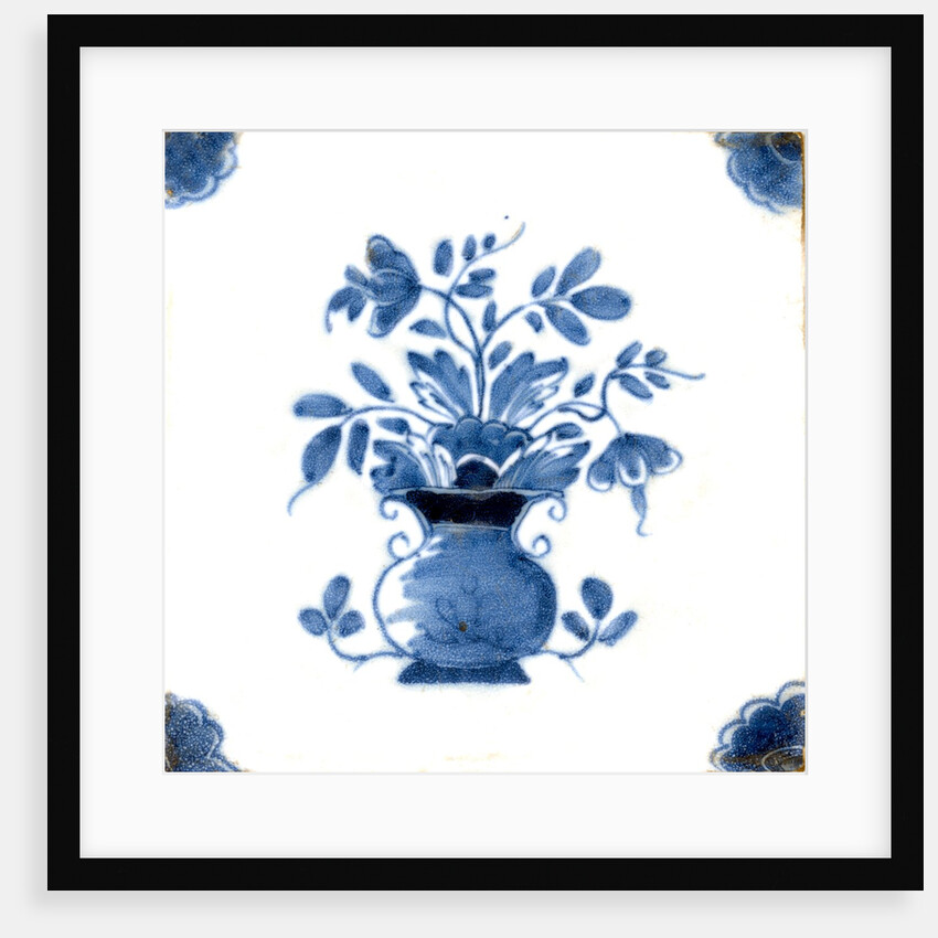 Tile. Liverpool, England, mid-18th century by Unknown