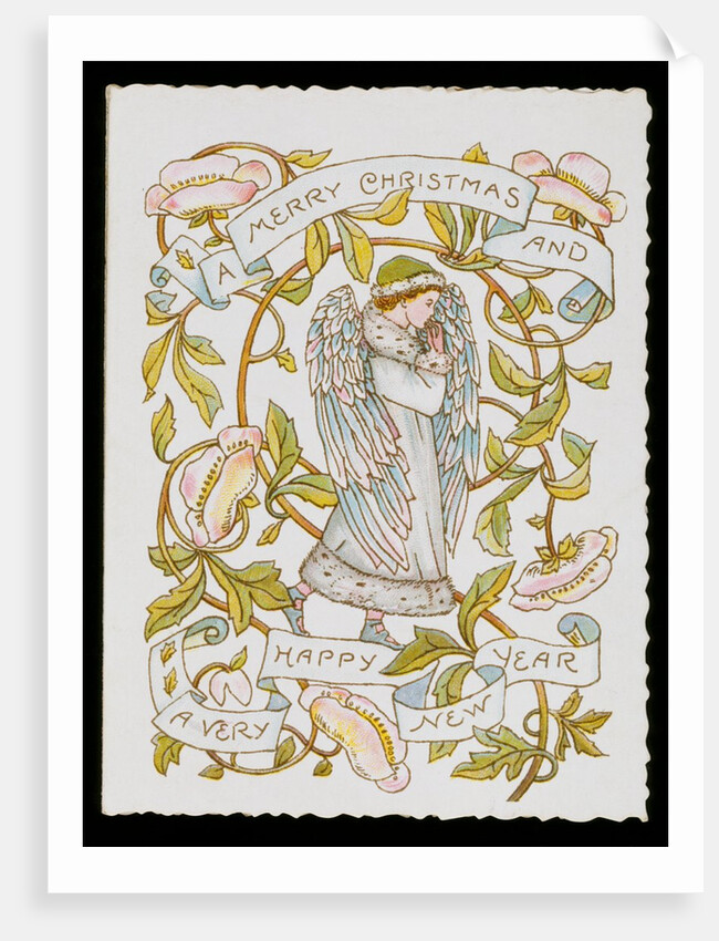 Angel, a greeting card by Marcus Ward & Co.