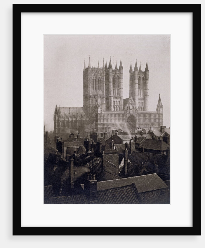 Lincoln Cathedral from the Castle by Frederick H. Evans