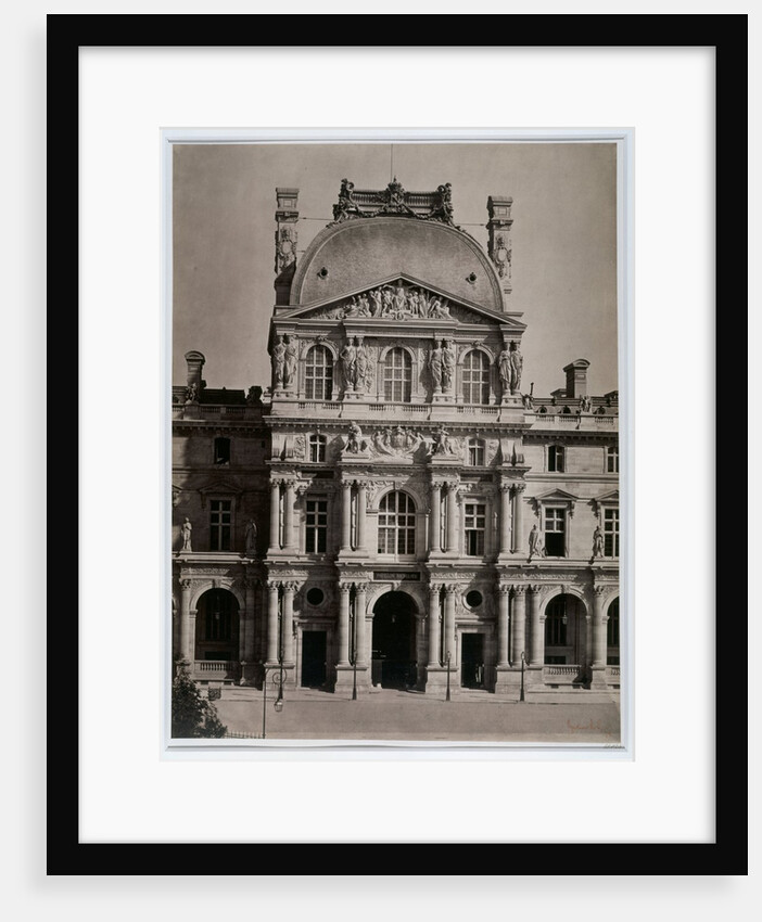 Pavillon Richelieu in the Louvre by Gustave Le Gray