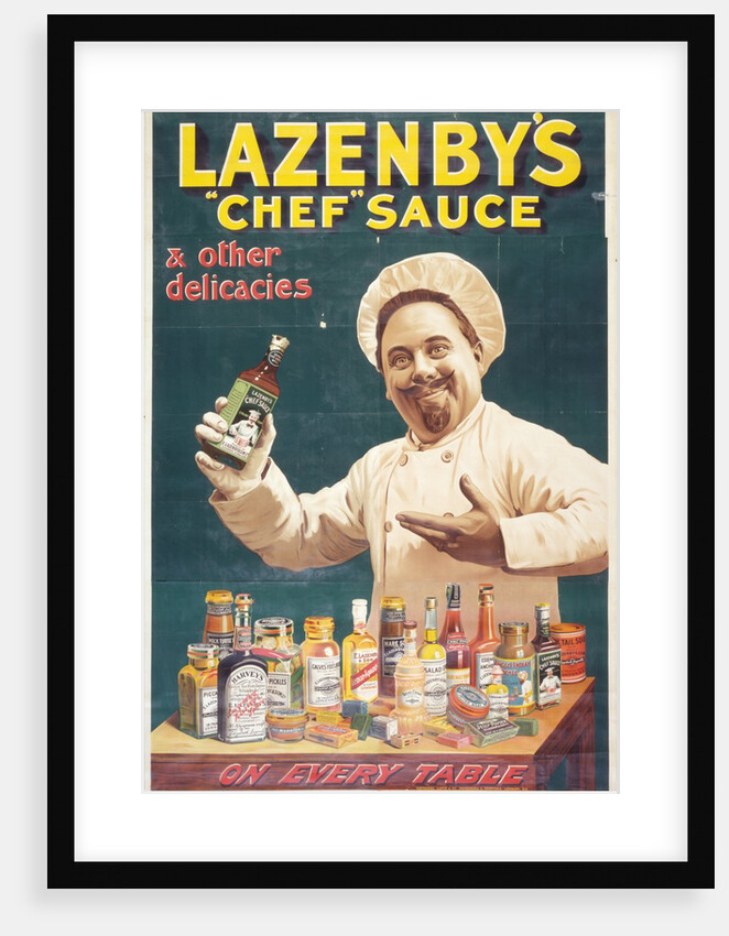 Lazenby's chef sauce and other delicacies on every table by S. H. Benson