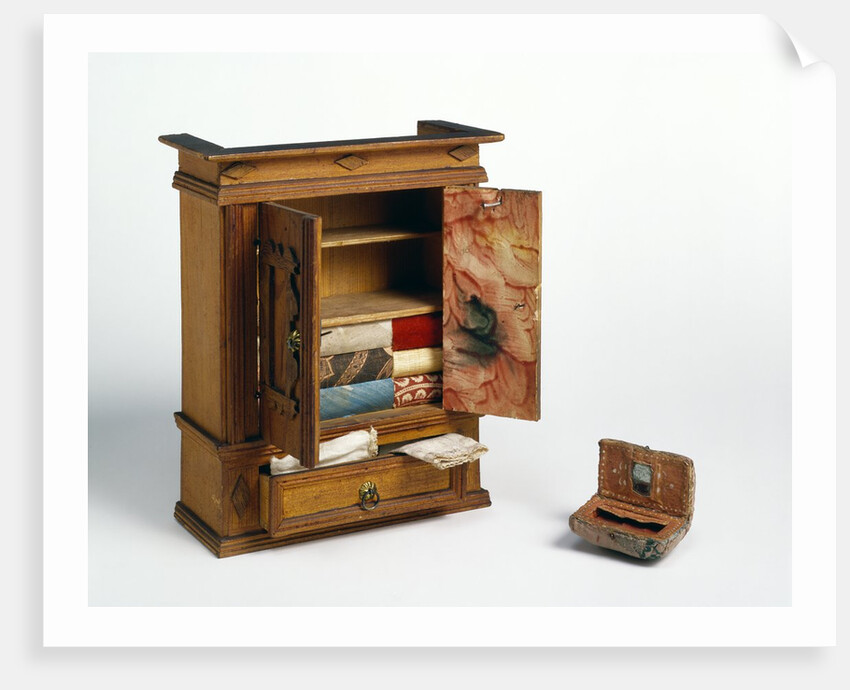Doll' s cabinet by Unknown