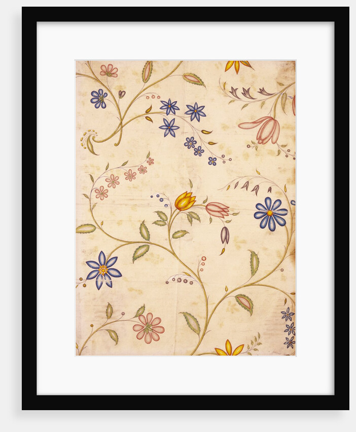 Design for chintz by Unknown