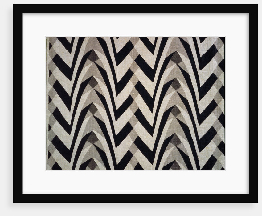 Furnishing fabric with chevron-like bands by Gregory Brown