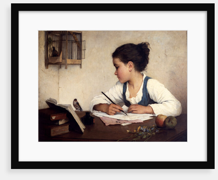 The Pet Goldfinch by Henriette Browne