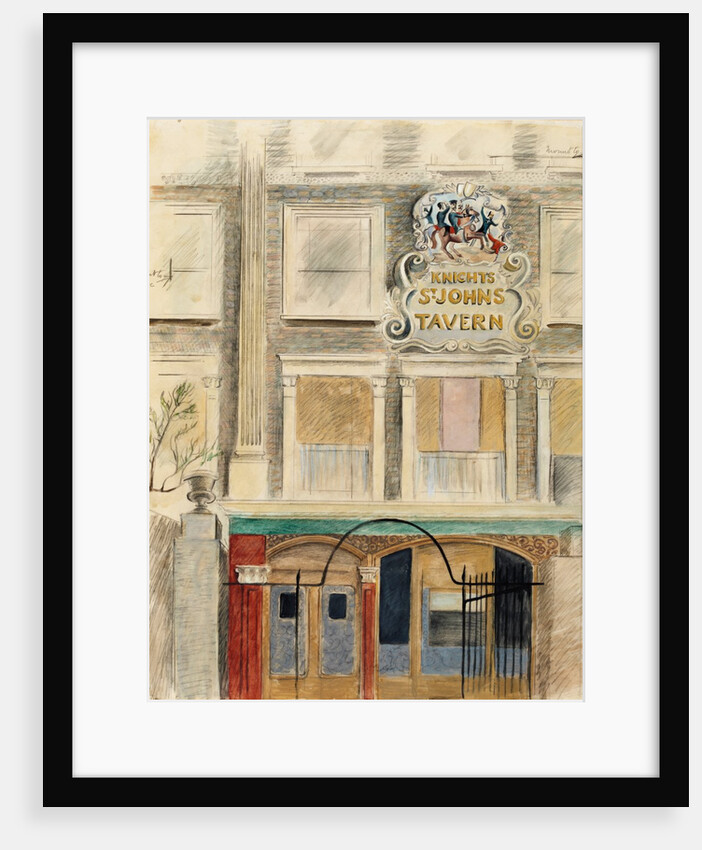 The Knights of St Johns Tavern, Queen's Terrace, St John's Wood by Enid Marx