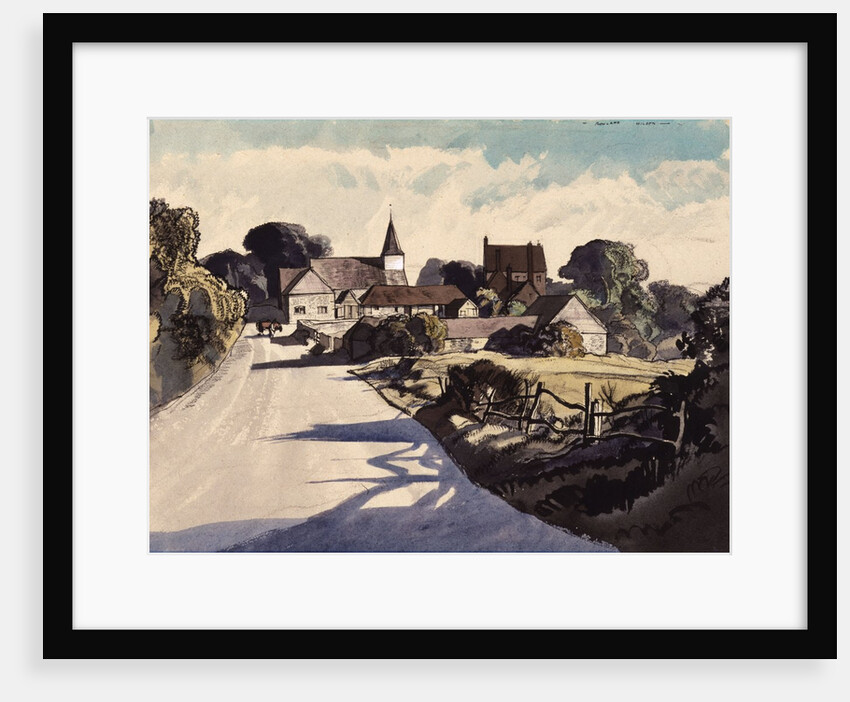 Litlington in the Cuckmere Valley by Rowland Hilder