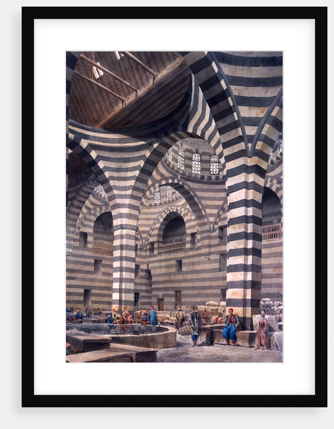 The Great Khan in Damascus, Syria by Richard Phene Spiers