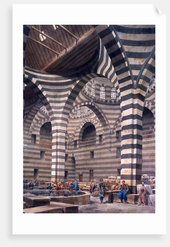 The Great Khan in Damascus, Syria by Richard Phene Spiers