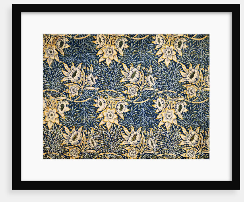 Tulip and Willow furnishing fabric by William Morris