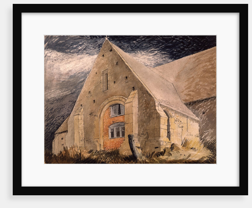 The Tithe Barn, Great Coxwell by John Piper