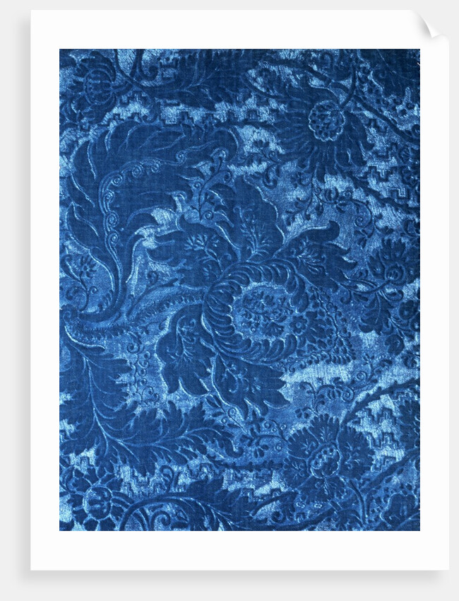 Utrecht Velvet furnishing fabric by Marshall Morris