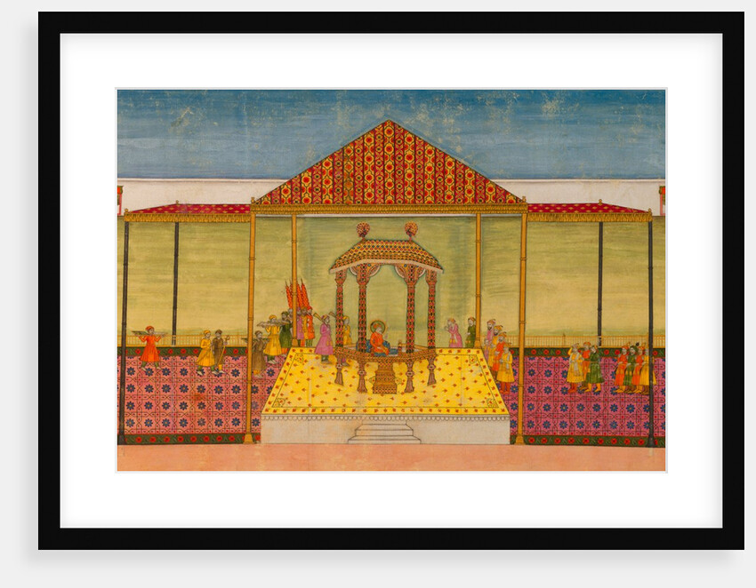 Shah Jahan on the Peacock Throne by Unknown