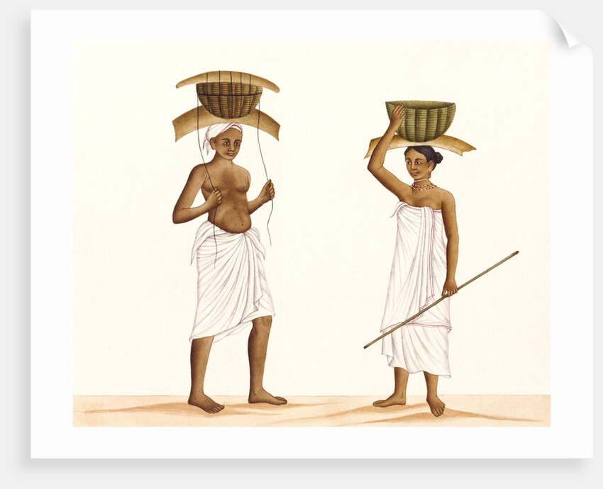 A basketweaver and his wife by Unknown