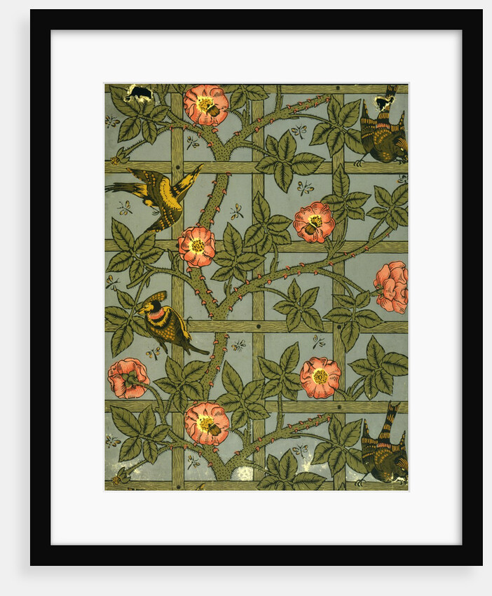 Trellis wallpaper by William Morris