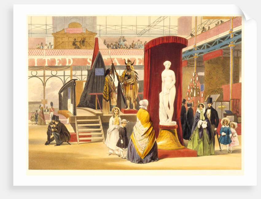 View of the Great Exhibition 1851 by John Absalom