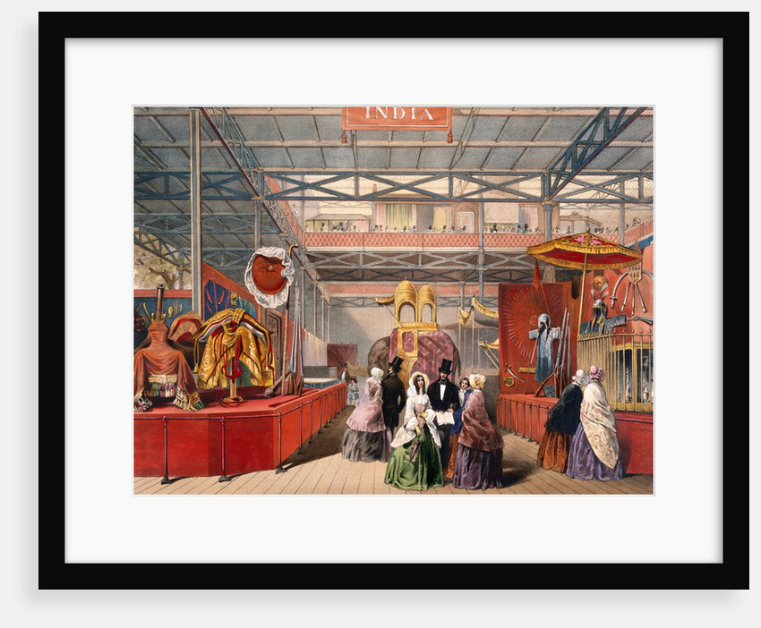 Indian Court, The Great Exhibition by Walter Goodall