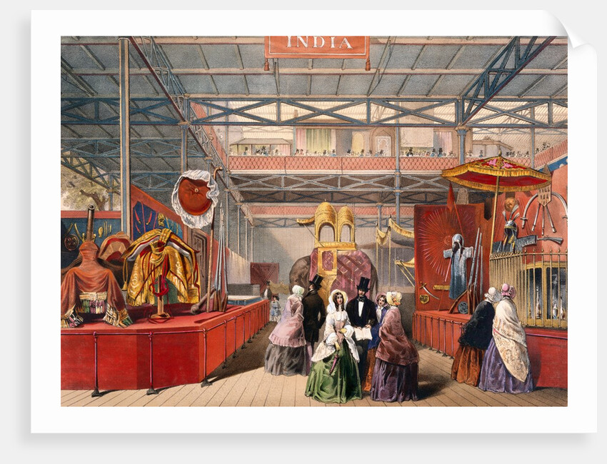 Indian Court, The Great Exhibition by Walter Goodall