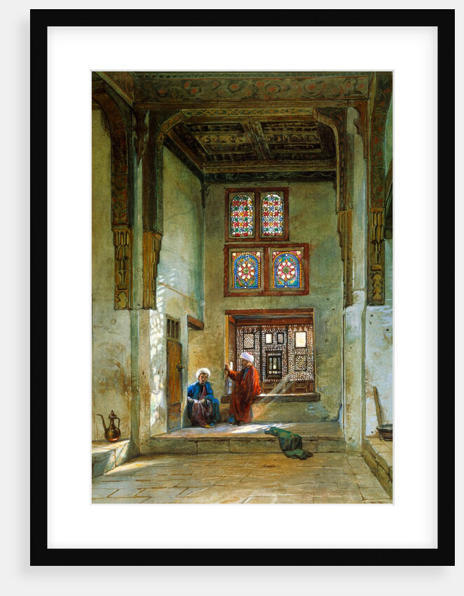 Reception room in the house of Raduan Bey by Frank Dillon
