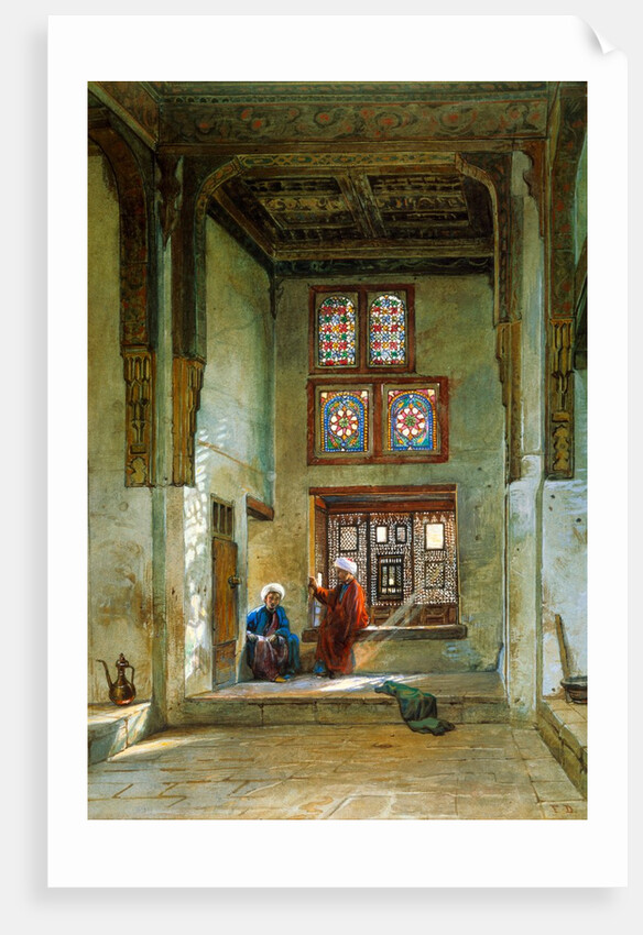 Reception room in the house of Raduan Bey by Frank Dillon