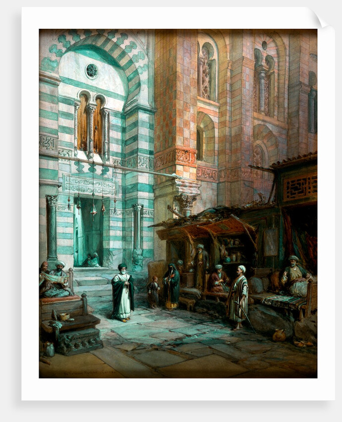 The Maristan or Mosque-Hospital in Cairo by William Simpson