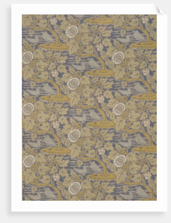 Seagulls on Islands textile design by Charles Francis Annesley Voysey