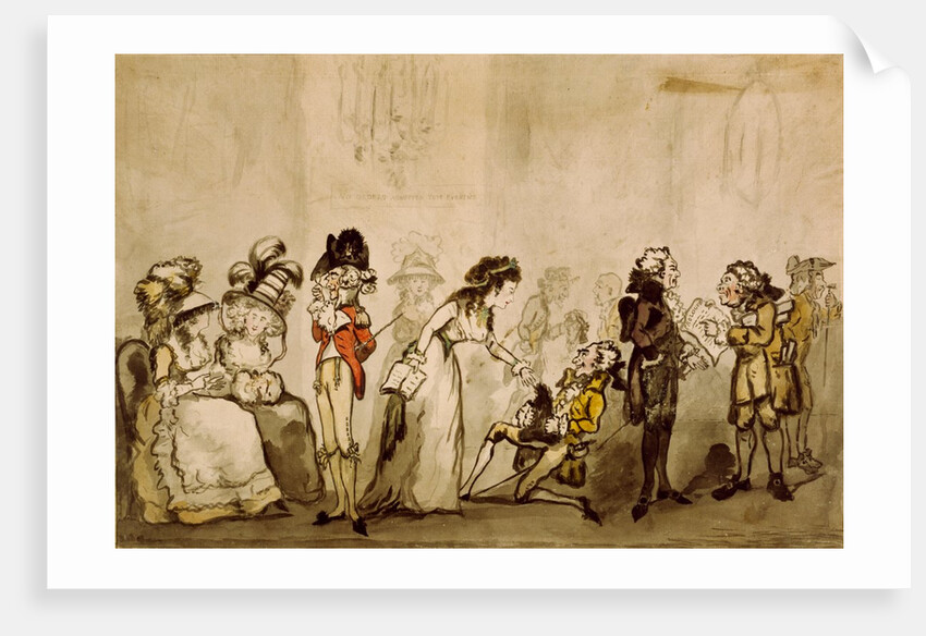 Preparation for a New Comedy or A Green-room in Town by George Moutard Woodward