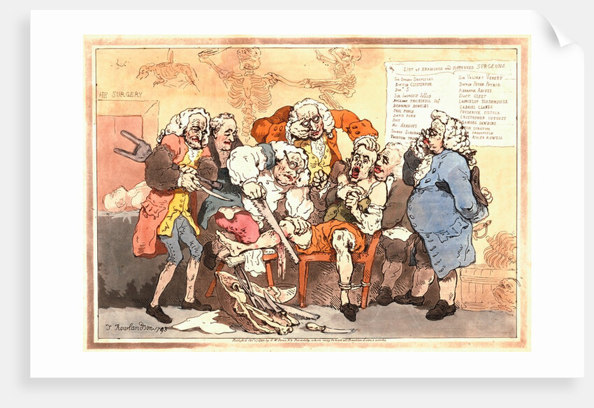 Amputation by Thomas Rowlandson
