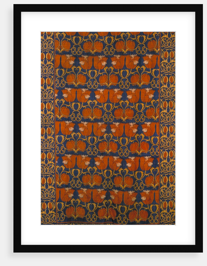 Bed cover with tulip design by Charles Francis Annesley Voysey