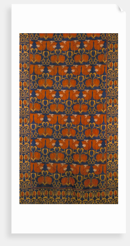 Bed cover with tulip design by Charles Francis Annesley Voysey
