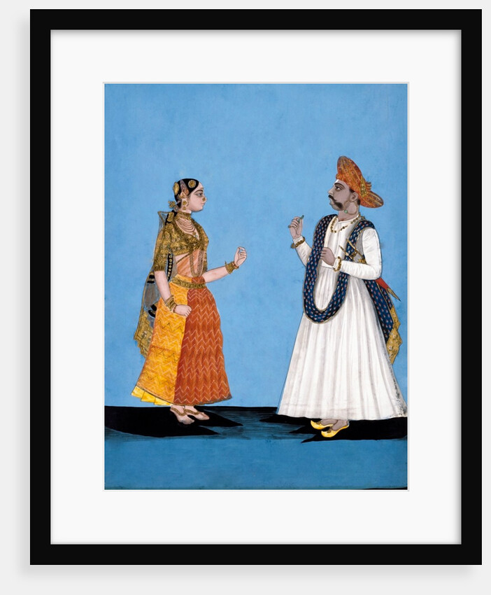 Warner and his wife. Tanjore, India, late 18th century by Unknown
