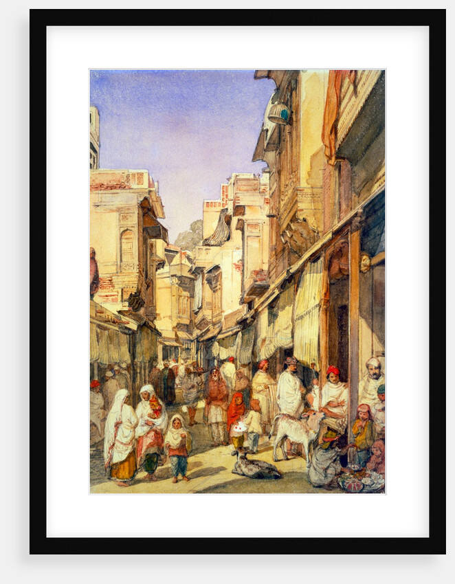 A Street in Lahore by William Carpenter