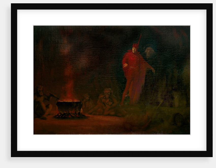 Faust and Mephistopheles in Goethe's Faust by William Henry Margetson