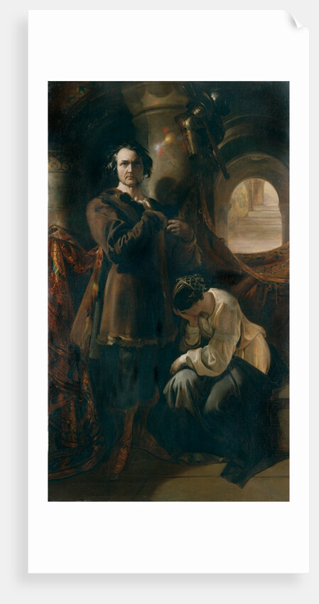 William Charles Macready as Werner by Daniel Maclise