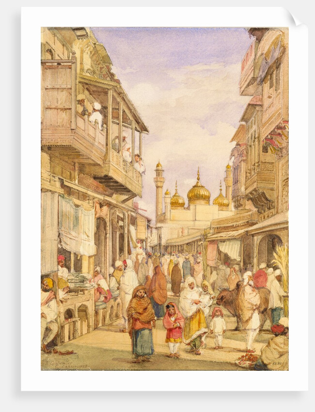 A Street In Lahore by William Carpenter