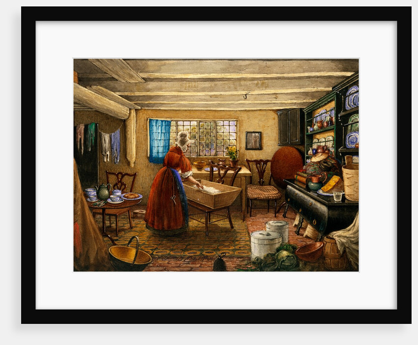 The Kitchen at Elmswell Manor House, York by Mary Ellen Best