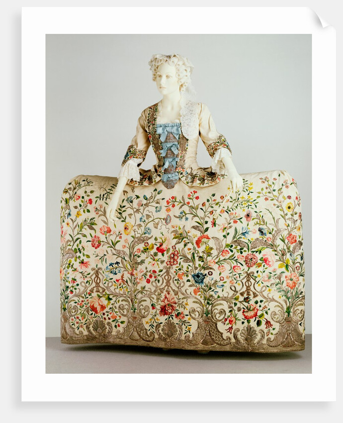 Mantua or court dress;  Gown and Petticoat. England, 18th century by Unknown