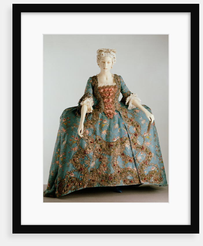 Formal gown and petticoat. Britain, mid-18th century by Unknown
