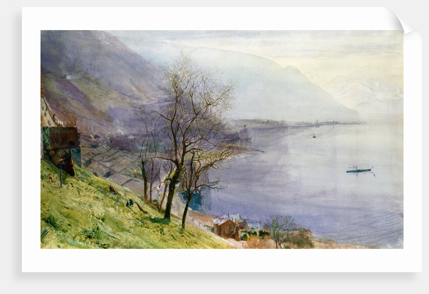 View above Montreux by John William Inchbold