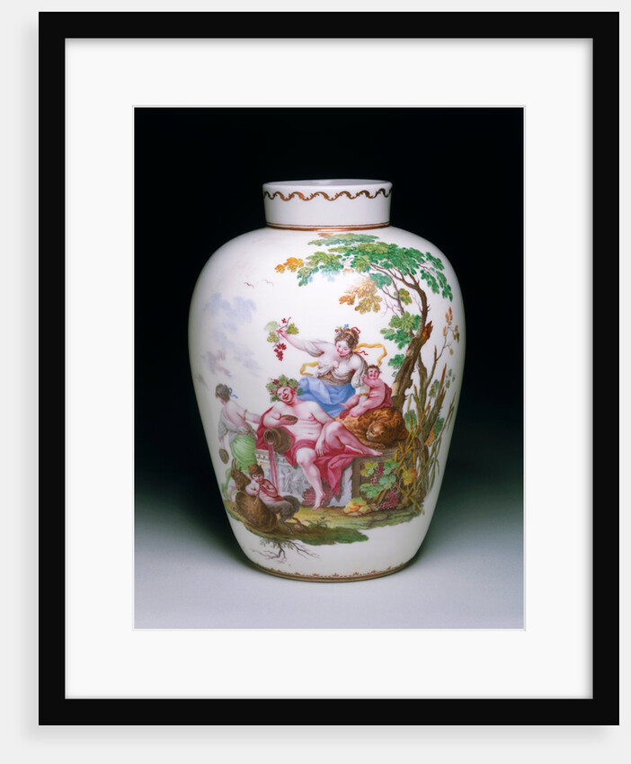 Vase depicting Silenus and Bacchantes by Unknown