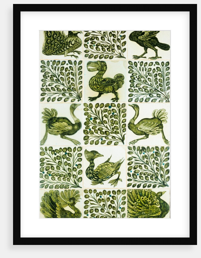 Birds and leaves by Unknown